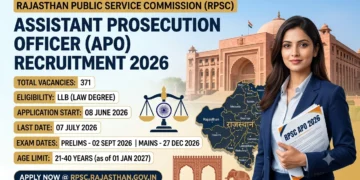 RPSC APO Recruitment 2026