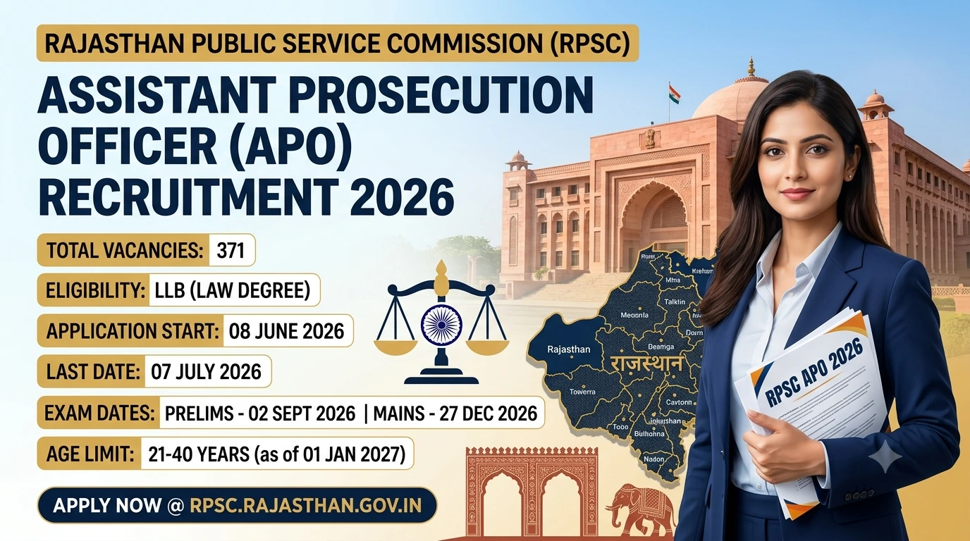 RPSC APO Recruitment 2026