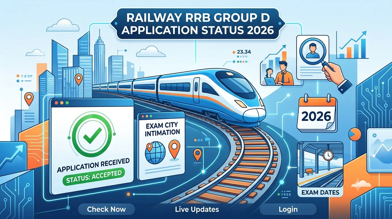 Railway RRB Group D Application Status 2026
