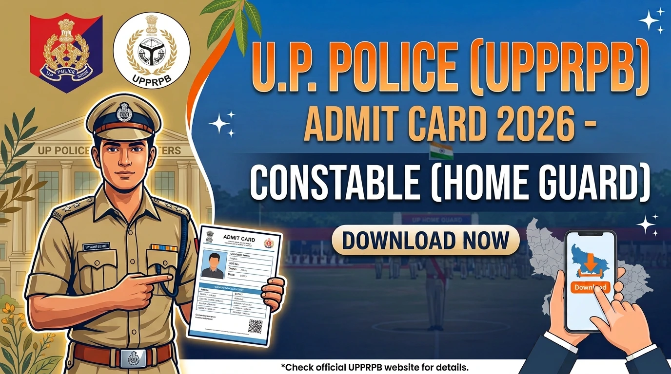 UP Home Guard DV PST Admit Card 2026